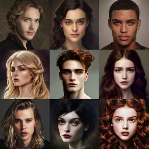 Book Accurate Twilight Characters, Cullen Family Fanart, Renesmee Cullen Fan Art, Twilight Oc Vampire, Emmett Cullen Fanart, Twilight Art Fanart, Esme Cullen Fanart, Caius Volturi Fanart, Renesmee Cullen Aesthetic