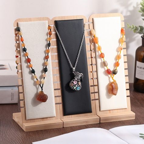 Smarter Shopping, Better Living! Aliexpress.com Bamboo Necklace, Bamboo Jewelry, Wood Jewelry Display, Jewelry Display Stand, Jewelry Tray Display, Light Jewelry, Necklace Organizer, Jewelry Display Stands, Necklace Holder