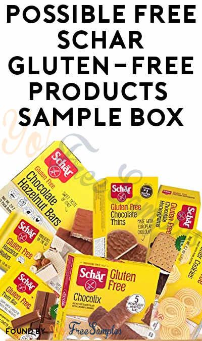 Possible FREE Schar Gluten-Free Products 100 Years Celebration Sample Box https://yofreesamples.com/food-samples/possible-free-schar-gluten-free-products-100-years-celebration-sample-box/ Schar Gluten Free, 100 Years Celebration, Free Sample Boxes, Food Samples, Sample Box, Gluten Free Chocolate, Free Coupons, Free Products, Free Stuff