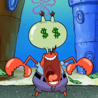 Spongebob Screencaps, Mr Krabs Money, Crab Meme, Spongebob Screenshots, Spongebob Background, Money Meme, Spongebob Quotes, Money Template, Tattoo Lettering Design