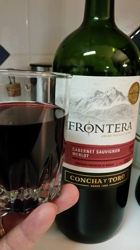 Had this one before and liked it! Had it again and still liked it! Especially liking the price... $7.99 at the grocery store for the big bo... Wine Guide, Wine Enthusiast, Cabernet Sauvignon, Merlot, Grocery Store, Red Wine, Alcoholic Drinks, Wine Bottle, Wine