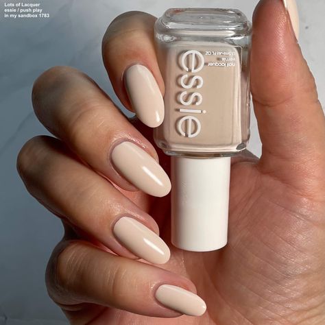 Oatmeal Nail Color, Tan White Nails, Oatmeal Nails, Cream Colored Nails, Cream Manicure, Tan Nail Polish, Nails Cream, Cream Nail Polish, Ivory Nails