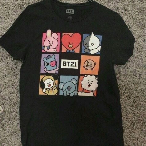 Bt21 Clothes, Bt21 Shirt, Bts Clothes, Bt21 Merch, Bts Hoodie, Bts Shirt, Bts Clothing, Kpop Shirts, Bts Inspired Outfits