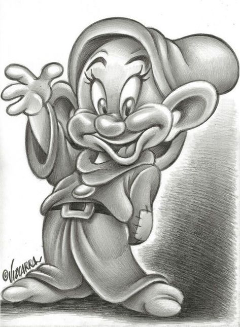 Disney Character Drawings, Disney Drawings Sketches, Cartoon Character Tattoos, Drawing Hands, Character Drawings, Disney Art Drawings, Cool Pencil Drawings, Drawing Cartoon Characters, Disney Sketches