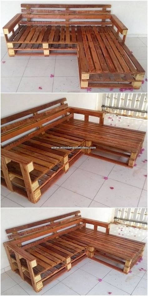 Pallet Lounge, Pallet Patio Furniture, Pallet Patio, Wooden Pallet Furniture, Pallet Sofa, Pallet Furniture Outdoor, Wood Pallet Projects, Pallet Ideas, Diy Furniture Couch