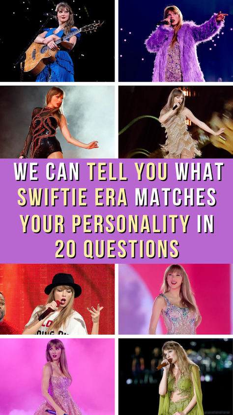 Do you want to know which Taylor Swift era matches your personal aesthetic? Take the quiz to find out. What Is My Taylor Swift Era, Different Eras Of Taylor Swift, Things To Do At A Taylor Swift Party, Taylor Swift Different Eras, Which Taylor Swift Era Are You, What Taylor Swift Era Are You, Buzzfeed Taylor Swift, What Taylor Swift Album Are You Quiz, Which Taylor Swift Album Are You