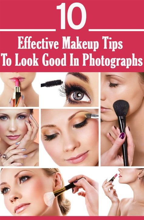 10 Effective Makeup Tips To Look Good In Photographs www.wsdear.com Wedding Makeup Tips, Pictures Wedding, Face Makeup Tips, Makeup Mistakes, Elegant Makeup, Makeup Tips For Beginners, I Love Makeup, Diy Makeup, How To Pose