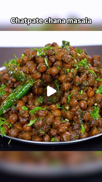 Sheetal on Instagram: "Chatpate chana masala | Prasad chana sabji  Detail recipe check my YouTube channel Sheetal kitchen - Hindi on YouTube   #chanamasala #sukhachana #sheetalkitchen #recipe #reelsinstagram #reels #reelitfeelit #reelsvideo #reelsindia #reelsindia #reelkarofeelkaro #reelviral #reeltrending #recipeoftheday" Chaat Masala Recipe, Black Chana Recipe, Channa Recipe, Chana Chaat Recipe, Chole Recipe, Chana Masala Recipe, Chana Recipe, Masala Recipe, Indian Snacks