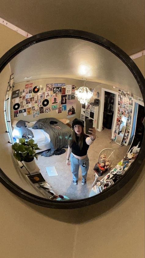 room inspo outfit inspo Traffic Mirror, Convex Mirror, Mirror, Wall