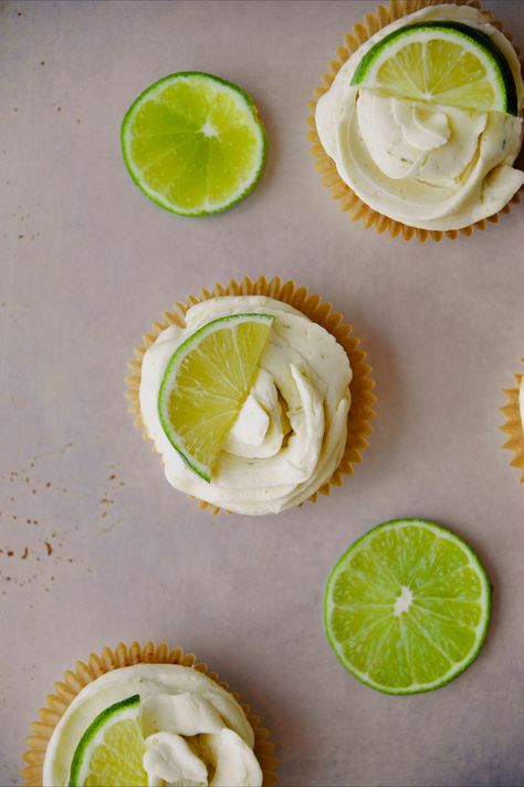 Vanilla Lime Buttercream Frosting Lime Buttercream Frosting, Key Lime Buttercream, Key Lime Cupcakes, Lime Cupcakes, Citrus Desserts, Lime Zest, Vanilla Cupcakes, Key Lime, Buttercream Frosting