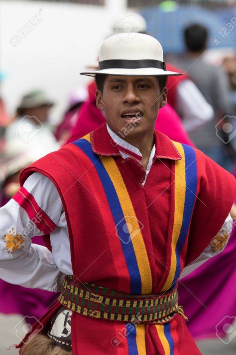 Ecuador Outfit, Ecuador Clothes, Ecuadorian Clothing, Kings Clothes, Venezuelan Clothing, South American Fashion, Flower Man, Guy Outfits, King Outfit