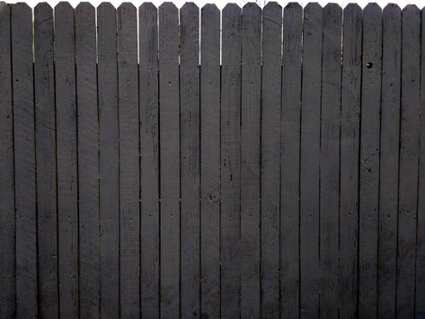 Charcoal Gray Painted Fence Texture - Free High Resolution Photo Painted Wooden Fence, Grey Fence Paint, Grey Deck Stain, Staining Wood Fence, Charcoal Grey Paint, Painted Fence, Gray Stained Wood, Grey Fences, Grey Deck