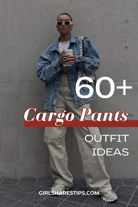 Cargo Pants Styling Ideas, Baggy Pants Outfit Street Styles, Trendy Cargo Pants Outfit, Khaki Cargo Pants Outfit, Grey Cargo Pants Outfit, Formal Work Attire, What To Wear With Cargo Pants, Women Cargo Pants Outfit, Cargo Pants Outfit Ideas