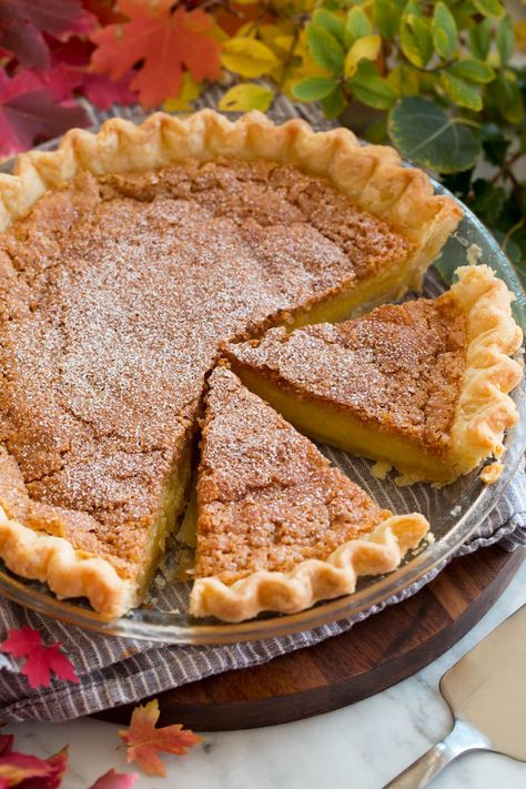 Coconut Chess Pie Recipes, Chess Pie Recipe Southern, Old Fashioned Chess Pie Recipe, Lemon Chess Pie, Chess Pie Recipe, Beautiful Baking, Chess Pie, Cheese Pie, Easy Banana Bread Recipe