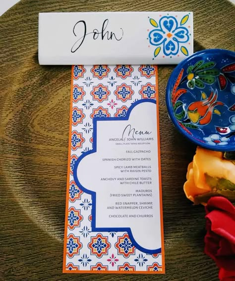 Spanish Theme Wedding Decor, Spain Theme Wedding, Hacienda Invitations, Mexican Themed Wedding Invitations, Spanish Themed Bridal Shower Ideas, Spanish Decorations Party, Spain Bridal Shower Theme, Spanish Themed Wedding Decor, Latin Themed Wedding