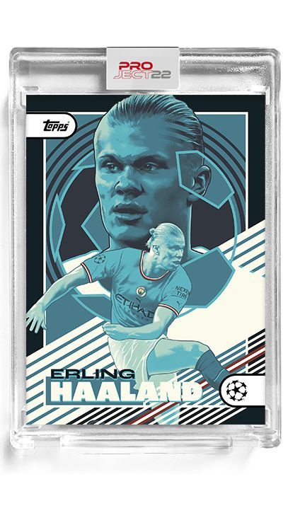 Issued weekly, 2022 Topps Project22 UEFA features top players and artists for the online-exclusive card line. Panini Stickers, Soccer Cards, Sports Card, Player Card, Qatar 2022, Football Card, Cards Design, Football Cards, Best Sneakers