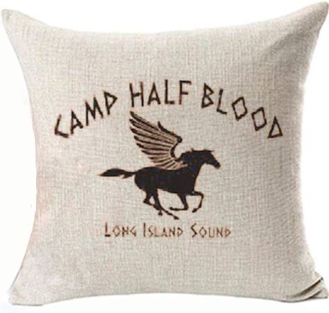 Camp Half Blood Pillows Covers Percy Jackson Demigods Olympians Decoratives Pillowcases for Home Couch Sofa Square Cushion Covers Two Side Color:3 : Amazon.ca: Home Winged Bed, Library Inspiration, Cosplay Jewelry, Fall Pillow Cover, Harry Potter Room, Linen Throw Pillow, Camp Half Blood, Half Blood, Velvet Pillow Covers