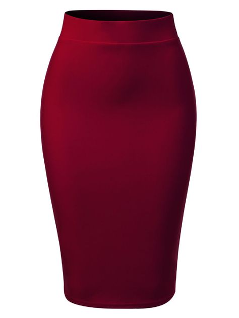 MixMatchy Women's Casual Classic Bodycon Pencil Skirt Burgundy 2XL #Ad #Casual, #SPONSORED, #Classic, #MixMatchy Peggy Carter Costume, Accessories Goth, Bodycon Pencil Skirt, Red Pencil, Women's Suiting, Midi Pencil Skirt, Vintage Outfit, Navy Skirt, Womens Pencil Skirts