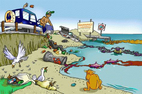 sewage cartoon Water Pollution Images, Effects Of Water Pollution, تلوث المياه, Kali Images, Earth Drawings, Stormwater Management, Maa Kali, Contaminated Water, La Pollution