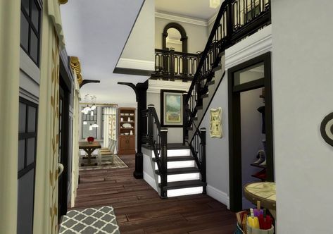 Sims Foyer Ideas, Entryway Ideas Sims 4, Sims 4 Foyer, Sims 4 Entrance Ideas, Sims 4 Foyer Ideas, Sims 4 Hallway Ideas, Sims 4 Entry Way Ideas, Hallway Entrance Ideas, Sims 4 Entryway