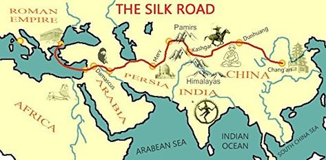 The Silk Roads: A New History of the World by Peter Frankopan | Goodreads Silk Road Map, Silk Route, The Silk Road, Creating Characters, Student Created, Silk Road, Ancient China, Historical Maps, History Facts