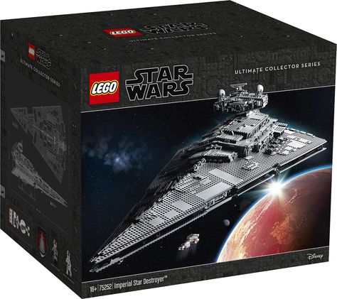 The New LEGO Imperial Star Destroyer 75252 Is The Longest Star Wars-Themed Set To Date | Geek Culture Lego Ucs, Imperial Star Destroyers, Lego Shop, Star Wars Lego, Lego Display, Lego System, Star Wars Set, Lego Mini, Lego Store