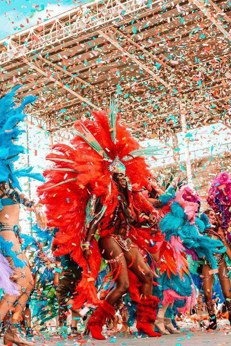 Carribean Carnival Aesthetic, Trinidad Carnival Aesthetic, Caribbean Carnival Aesthetic, Barbados Carnival, Carnival Caribbean, Brazil Festival, Carribean Carnival Costumes, Carnival Brazil, Rio Party