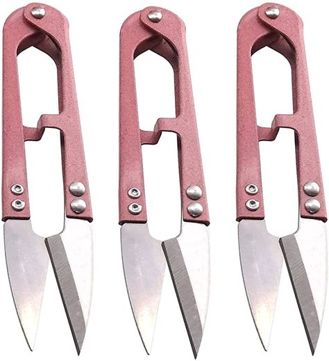 Amazon.com : Penta Angel 4.1inch Sewing Scissors Yarn Thread Cutter Mini Small Snips Trimming Nipper - Great for Stitch, DIY Supplies (3PCS, Pink) : Office Products Best Christmas Toys, Sewing Room Storage, Stitch Diy, Wholesale Crafts, Tailor Scissors, Wholesale Craft Supplies, Start Quilting, Sewing Scissors, Quilting Tools