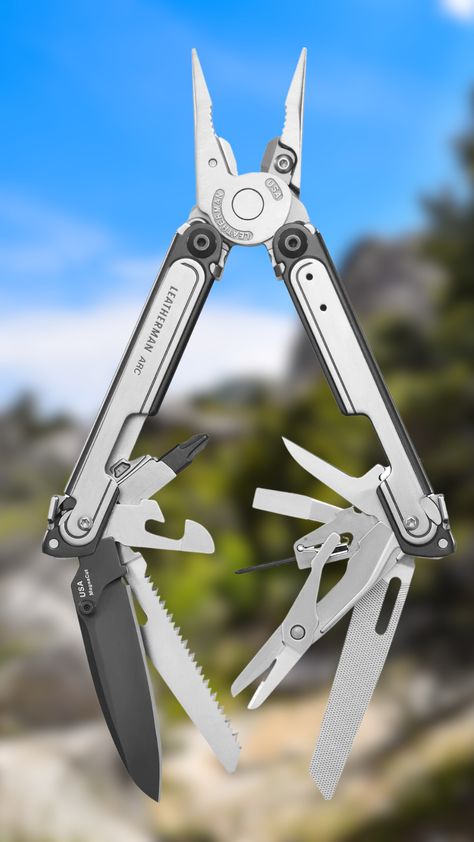 Discover the Leatherman ARC, the multi-tool that redefines versatility with its MagnaCut blade and user-centric design, crafted meticulously for hands that create and repair. Leatherman Multitool, Leatherman Tool, Multi Tool Knife, Rescue Tools, Multi Tools, Multipurpose Tools, Pocket Tool, Metal Working Tools, Cool Knives