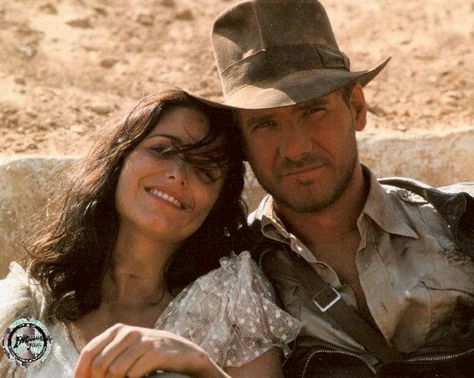 Indiana Jones and Marion Ravenwood. How fantastic were they together?! Henry Jones Jr, Harrison Ford Indiana Jones, Karen Allen, Indiana Jones Films, Little Dorrit, Henry Jones, Raiders Of The Lost Ark, Lost Ark, New Retro Wave