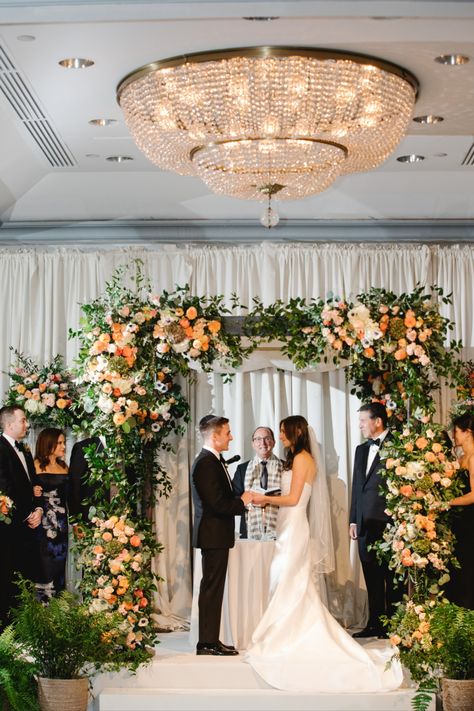 Autumn Chuppah, Colorful Chuppah Flowers, Fall Chuppah, Wedding Chuppah Flowers, Floral Chuppah, Chuppah Flowers, Wedding Chuppah, Hotel Garden, Jewish Weddings