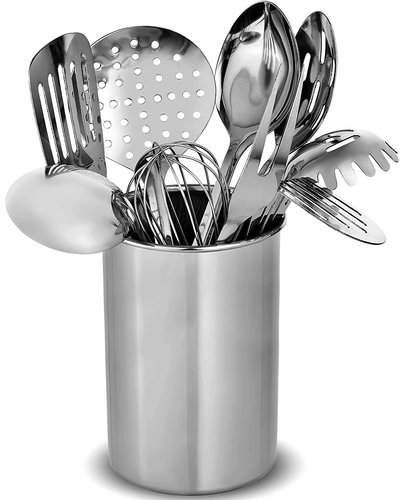 Finedine 10 Piece Kitchen Utensil Set Best Kitchen Utensil Set, Cooking Utensil Organization, Utensil Caddy, Stainless Steel Kitchen Utensils, Stainless Steel Utensils, Utensil Crock, Kitchen Utensil Holder, Utensil Organization, Kitchen Cooking Utensils