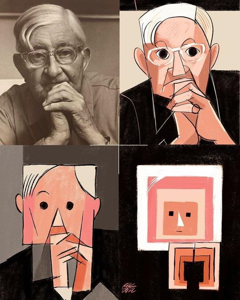 Illustrations On Illustrator, Abstract Illustration Art, Bauhaus Portrait, Abstract Character Design, Albers Josef, Josef Albers Bauhaus, Portfolio Design Art, Bauhaus Graphic Design, Look Book Ideas