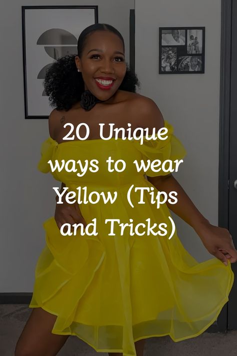 Explore yellow outfit ideas for a simple, aesthetic, and cute pop of color to brighten up your wardrobe. Elevate your style with these cheerful and trendy looks perfect for any occasion. How To Wear Yellow, Pale Yellow Dress Outfit, Lilac And Yellow Outfit, Yellow Skirt Outfit Summer, Diy Christmas Costumes, Yellow Outfit Ideas, Yellow Skirt Outfits, Yellow Tips, Family Christmas Pictures Outfits