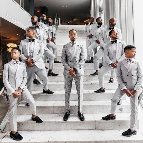 Elegant Groomsmen Attire, Grooms Man Proposal, Groom With Groomsmen, Groomsmen Inspiration, 360 Photobooth, Groomsmen Pictures, Groom Prep, Live Painter, Groom And Groomsmen Suits