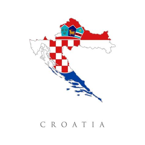 Croatia Flag Aesthetic, Montenegro Flag, Country Flags Icons, Croatia Map, Croatian Flag, Croatia Flag, Spain Flag, Flag Country, Flag Icon