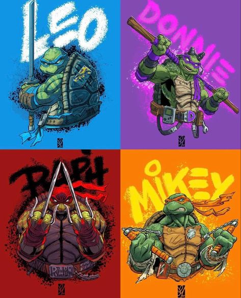 Ninja Turtle Art, Tmnt Fan Art, Ninja Turtle Raphael, Tmnt Wallpaper, The Ninja Turtles, Turtle Wallpaper, Donatello Ninja Turtle, Tmnt Comics, Teenage Mutant Ninja Turtles Artwork