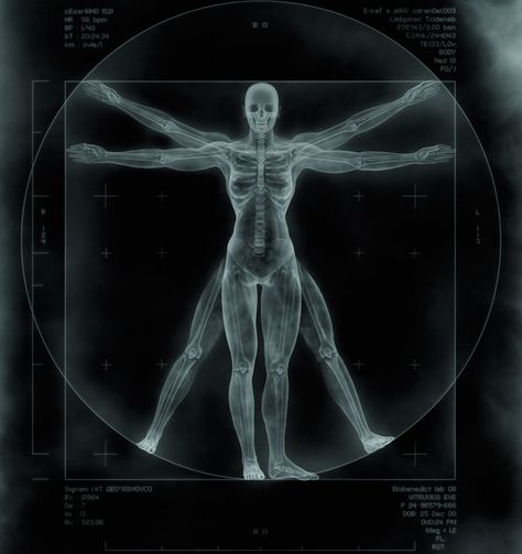 vitruvian man by leonardo da vinci | Da vinci vitruvian man reworked with cyberpunk theme - Digital Art by ... A Black, Human Body, Black And White, Human, White, Black