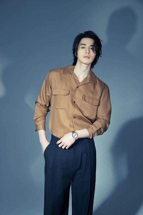 Lee Dong Wook Long Hair, Dong Woo, Asian Haircut, Dong Wook, Lee Dong Wook, Boy Hairstyles, Asian Fashion, Korean Actors, I Dress