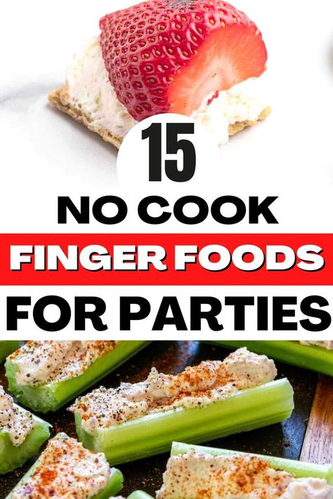 No Cook Finger Foods, Finger Foods Recipes, Easy Cold Finger Foods, Finger Foods For Parties, Foods For Parties, Decorating Plates, Potluck Finger Foods, Summer Finger Foods, Inexpensive Appetizers