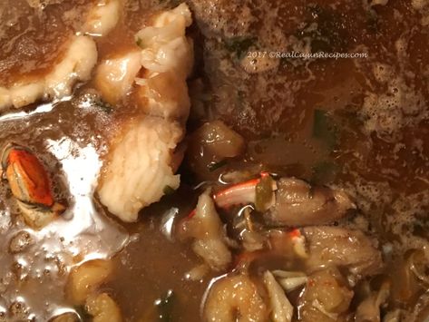 Cajun Catfish Gumbo Catfish Gumbo Recipe, Catfish Gumbo, Thaw Frozen Shrimp, Shrimp Dips, Gator Recipes, Gator Recipe, Seafood Extravaganza, Cajun Catfish, Shrimp Side Dish