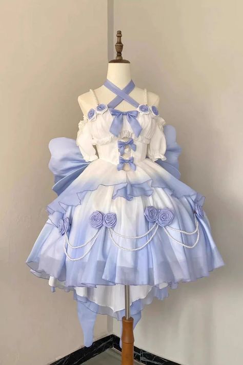 Style Types, Spring Summer Autumn Winter, Old Fashion Dresses, Dress Design Sketches, Kawaii Fashion Outfits, 16 29, Fairytale Dress, Fantasy Dress, Sweet Lolita