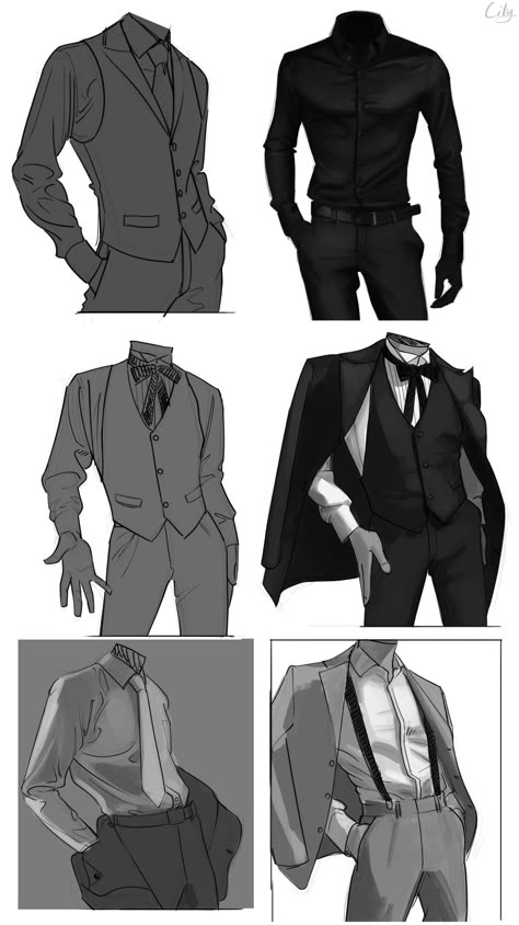 Leaving Drawing Reference, Drawings Of Suits, Anime Guy Pose Reference Sketch, Suit Refrence Art, Suit And Tie Drawing Reference, Men Model Drawing, Man Looking Back Over Shoulder Pose, Masculine Man Drawing, Drawing Suits Reference