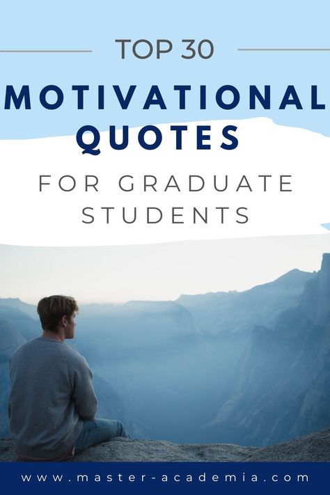 Graduate studies mark a unique chapter in a student’s life, often defined by self-discovery, overcoming challenges, and the active pursuit of one’s future. Here is a curated list of the most inspiring motivational quotes tailored to graduate students navigating this distinct journey of graduate studies. #motivational #quotes #graduate #students #inspiration Masters Degree Quotes, Quotes For Graduating Students, Degree Quotes, Academic Inspiration, Masters Degree Graduation, Proud Of My Daughter, Masters Graduation, Challenge Quotes, Inspirational Quotes For Students