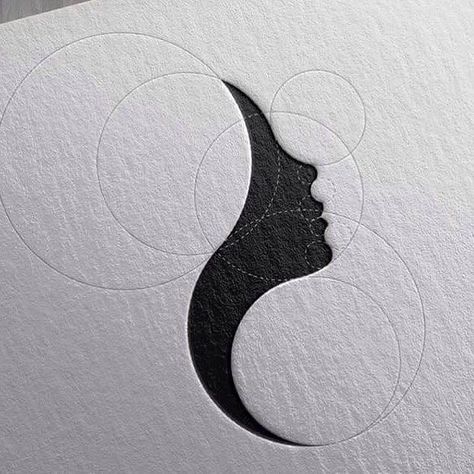 흑백 그림, 카드 디자인, Drawing Faces, Blog Logo, Photography Logos, Brand Identity Design, 로고 디자인, Logo Design Inspiration, Geometric Art