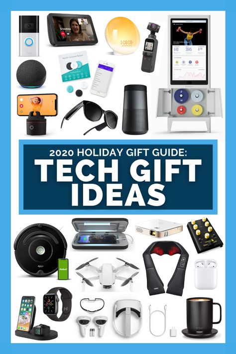 20 of the coolest tech gift ideas for anyone who loves all things tech! List of the best tech gifts of 2020! | tech gifts for men, cool tech gifts, tech gifts for teenagers. tech gifts for dad, rad tech gifts. tech gifts gadgets and gizmos, tech gifts 2020, tech gifts for women, tech gifts for her, tech gifts for him, gift ideas 2020, fun tech gifts, cool tech gadgets Cool Tech Gifts For Women, Tech Gift Basket, Easy Gadgets, Tech Gifts For Dad, Top Tech Gifts, Gifts For Young Men, Best Tech Gifts, Gift Ideas For Anyone, Gifts For Teenagers