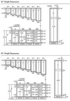 Kitchen Cabinet Dimensions PDF | Highlands Designs Custom Cabinets, Bookcases, Built-ins & Furniture Kitchen Cabinets Measurements, Kitchen Cabinets Height, Kitchen Cabinet Dimensions, Kitchen Cabinet Sizes, Kitchen Cabinet Plans, Country Bedroom Furniture, Building Kitchen Cabinets, Cabinet Sizes, Detail Arsitektur