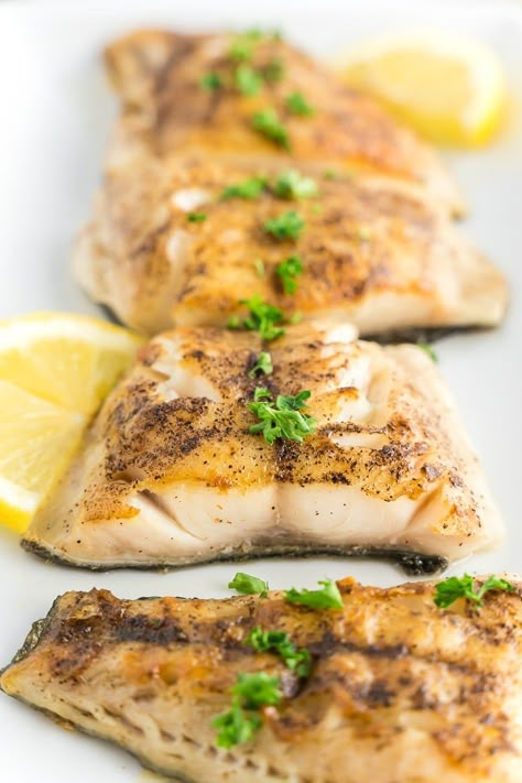 Grouper Fish Recipes, Grouper Recipe, Baked Grouper, Grilled Grouper, Grouper Recipes, Grouper Fillet, Grouper Fish, Seafood Dinner Recipes, Grilled Fish Recipes