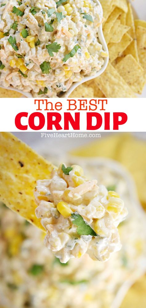 Best Corn Dip, Corn Dip With Fritos, Creamy Cheesy Corn, Corn Relish Dip, Cold Corn Dip, Corn Appetizers, Spicy Corn Dip, Jalapeno Corn Dip, Creamy Corn Dip