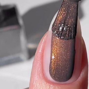 Lights Lacquer, Fall Nail Inspo, Digital Content Creator, Quartz Nails, Nails Holiday, November Nails, Fall Nail, Smokey Quartz, Digital Content